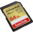64 GB SDXC karta Extreme PLUS, 170MB/s / 80MB/s, UHS-I U3 V30 (Class 10)_obr2