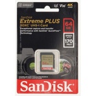 64 GB SDXC karta Extreme PLUS, 170MB/s / 80MB/s, UHS-I U3 V30 (Class 10)_obr4