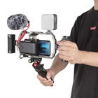 Professional Phone Video Rig Kit [3384B], univerzální sada pro natáčení smartphonem (klec, madla, mikrofon, LED světlo, stativ)_obr4