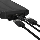 PB212W, Outdoor powerbanka, 10000mAh, solární panel, podpora bezdrátového nabíjení Qi (5W), 1x USB-C / 2x USB typ A (USB-A), 3W LED světlo (100 lm), černá_obr8