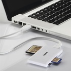 multi čtečka karet SD/micro SD/CF/MS, USB 3.0, bílá_obr4