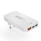 Síťová rychlá USB nabíječka, GaN 2x USB-C + USB-A, PD/QC 65 W, plochá, skládací_obr15
