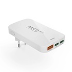 Síťová rychlá USB nabíječka, GaN 2x USB-C + USB-A, PD/QC 65 W, plochá, skládací_obr2