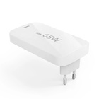 Síťová rychlá USB nabíječka, GaN 2x USB-C + USB-A, PD/QC 65 W, plochá, skládací_obr3