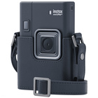 Instax Mini LiPlay+ Case Midnight Blue, kožené pouzdro modré_obr5