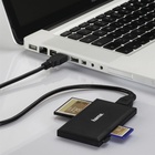 multi čtečka karet SD/micro SD/CF/MS, USB 3.0, černá_obr4