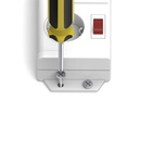 prodlužovací přívod XL s přepěťovou ochranou, bílý, 6 x zásuvka (schuko), 6+1 vypínačů, maximální zatížení: 3680W/16A (230V)_obr2