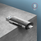 CRE-SAC čtečka paměťových karet SD/microSD, SDXC/microSDXC (do 2 TB), USB 3.2 Gen Type A + Type C, podpora UHS-I_obr2